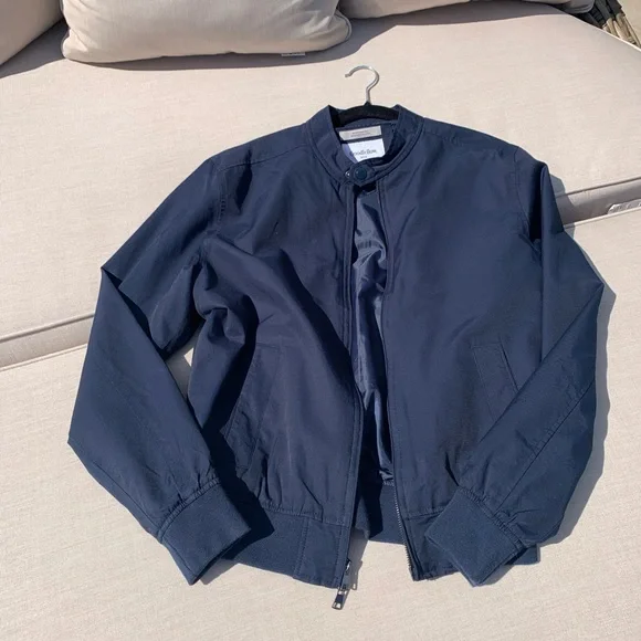 Blue Color is SOLD 
Goodfellow & Co Men's Blue and Tan Lightweight Jacket - Picture 3 of 9